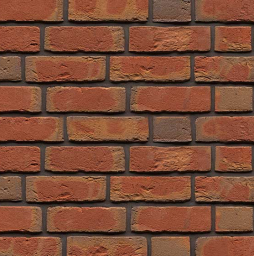 Кирпич облицовочный Muhr Nr 62, Edwardian Multi Red, 215*102*65 мм