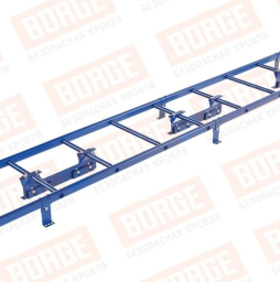 Лестница кровельная Borge для фальцевой кровли оцинкованная RAL 5005, 2,7 м