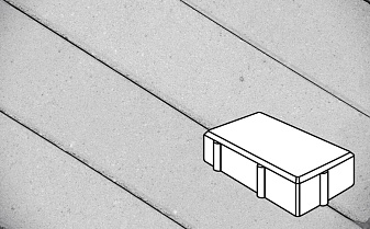 Плитка тротуарная Готика Profi, Брусчатка Б.2.П.7, светло-серый, частичный прокрас, с/ц, 200*100*70 мм