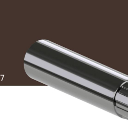 Труба водосточная KROP STAL для системы D 150/100 мм, RAL 8017, 1 м