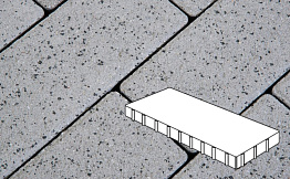 Плитка тротуарная Готика, City Granite FERRO, Плита, Белла Уайт, 900*300*80 мм