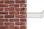 Декоративный кирпич White Hills Торн Брик угловой элемент цвет 329-45