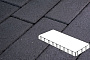 Плитка тротуарная Готика Profi, Плита, суперчерный, частичный прокрас, с/ц, 800*400*80 мм