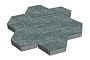Плитка тротуарная SteinRus Ромб, Nature Stone, Виридиан, 260*150*60 мм