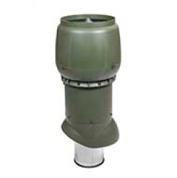 Изолированный вентиляционный выход Vilpe® XL - 200/ИЗ/700 зеленый + колпак