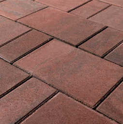 Плитка тротуарная BRAER Старый город Ландхаус Color Mix Закат, толщина 80 мм