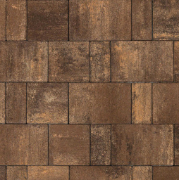 Плитка тротуарная BRAER Старый город Ландхаус 2.0 Color Mix Каштан