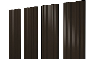 Штакетник Twin Satin Мatt RR 32 темно-коричневый