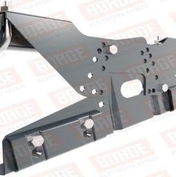 Кровельное ограждение Borge для фальцевой кровли оцинкованное RAL 7016, 300*90 см