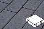 Плитка тротуарная Готика, City Granite FERRO, квадрат, Амфиболит, 150*150*100 мм