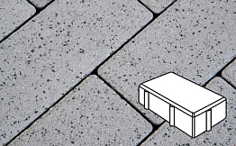 Плитка тротуарная Готика Granite FERRO, Брусчатка Б.2.П.6, Белла Уайт 200*100*60 мм