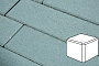 Плитка тротуарная Готика Profi, Куб, синий, частичный прокрас, б/ц, 80*80*80 мм