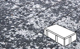 Плитка тротуарная Готика, City Granite FINO, Брусчатка В.2.П.8, Диорит, 200*100*80 мм