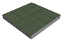 Плитка тротуарная SteinRus Грас, Native, оливковый, 400*200*80 мм