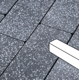 Плитка тротуарная Готика, Granite FINO, Ригель Б.3.П.8, Суховязский, 360*80*80 мм
