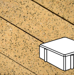Плитка тротуарная Готика Granite FERRO, Квадрат Б.1.К.6, Жельтау 150*150*60 мм