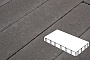 Плитка тротуарная Готика Profi, Плита, темно-серый, частичный прокрас, с/ц, 400*200*80 мм