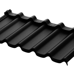 Модульная металлочерепица Aquasystem Стокгольм XXL Pural BT Matt RR 33, 1185*475 мм