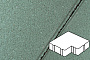 Плитка тротуарная Готика Profi, Калипсо, зеленый, частичный прокрас, б/ц, 200*200*60 мм