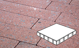 Плитка тротуарная Готика, City Granite FINO, Квадрат, Травертин, 400*400*100 мм