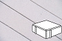 Плитка тротуарная Готика Profi, Квадрат, кристалл, частичный прокрас, б/ц, 100*100*80 мм