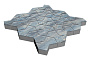 Плитка тротуарная SteinRus Пиксель В.36.Ф.8, гладкая, Амбер, 195*140*80 мм