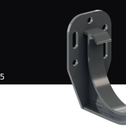 Кронштейн желоба KROP PVC для системы D 130/90 мм, RAL 9005