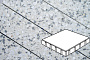 Плитка тротуарная Готика, Granite FINERRO, Квадрат, Грис Парга, 400*400*100 мм