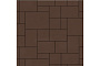 Плитка тротуарная SteinRus Инсбрук Альпен Б.7.Псм.6, гладкая, коричневый, толщина 60 мм