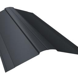 Планка конька фигурного 150*150 мм Grand Line PurPro Matt RAL 7024, 3 м