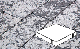 Плитка тротуарная Готика, Granite FINERRO, Квадрат, Диорит, 500*500*120 мм