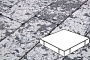 Плитка тротуарная Готика, Granite FINERRO, Квадрат, Диорит, 500*500*120 мм