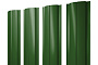 Штакетник Полукруглый Slim 0,45 PE RAL 6002 лиственно-зеленый