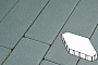 Плитка тротуарная Готика Profi, Зарядье без фаски, синий, частичный прокрас, с/ц, 600*400*100 мм