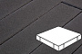 Плитка тротуарная Готика Profi, Квадрат, черный, частичный прокрас, с/ц, 500*500*100 мм
