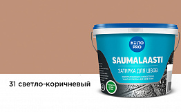 Затирка Kiilto Saumalaasti для плитки, цвет 31 светло-коричневый, 10 кг