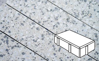 Плитка тротуарная Готика, Granite FINERRO, Брусчатка Б.2.П.6, Грис Парга, 200*100*60 мм