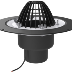 Кровельная воронка обогреваемая Termoclip ВФО с обжимным фланцем, 110*700 мм