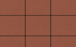 Плитка тротуарная Квадрат (ЛА-Линия) Б.1.К.8 гладкий красный 300*300*80 мм