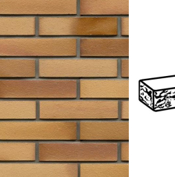 Кирпич клинкерный Muhr 06EG Hellbraun-bunt Edelglanz готик, 240*115*52 мм по выгодной ценеКирпич клинкерный Muhr 06EG Hellbraun-bunt Edelglanz готик, 240*115*52 мм