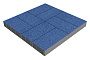 Плитка тротуарная SteinRus Грас, Antico, синий, 400*200*80 мм