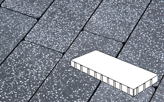 Плитка тротуарная Готика, Granite FINO, Плита, Суховязский, 800*400*100 мм