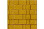 Плитка тротуарная SteinRus Новый город Б.7.Фсм.6, Old-age, желтый, толщина 60 мм