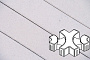 Плитка тротуарная Готика Profi, Эко-фантазия, кристалл, частичный прокрас, б/ц, 300*300*80 мм
