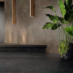 Керамогранит KERAMA MARAZZI Про Стоун черный обрезной, 600*600*9 мм