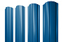 Штакетник Полукруглый Slim фигурный 0,45 PE RAL 5005 сигнальный синий