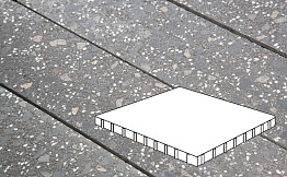Плитка тротуарная Готика, City Granite FINO, Плита, Ильменит, 1000*1000*100 мм