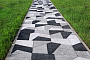 Плитка тротуарная Оригами Б.4.Фсм.8 Стоунмикс белый