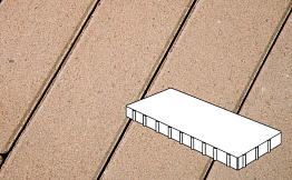 Плитка тротуарная Готика Profi, Плита, палевый, частичный прокрас, б/ц, 900*300*100 мм