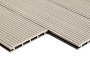 Террасная доска Qiji Premium пустотелая серый 3000*145*22 мм